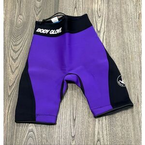 Body Glove Mens Neoprene Wetsuit Shorts Water Sports Stretch Purple Black Size S